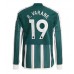 Maillot de foot Manchester United Raphael Varane #19 Extérieur vêtements 2023-24 Manches Longues
